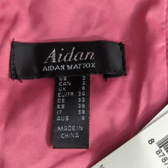 Aidan Mattox By Aiden Lace‎ Midi Dress in Pink - Picture 15 of 16